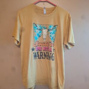 Bella Canvas T-Shirt - Tan with Graphic